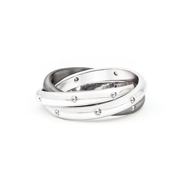 Trinity Midnight Interlocking Ring