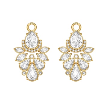 Luana Drop Mix Charms Clear Gold Plated