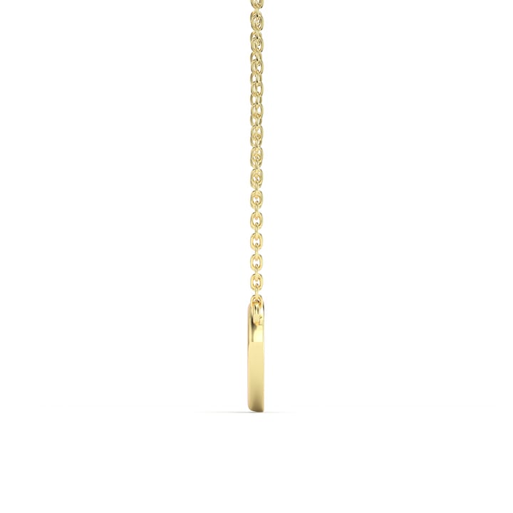 Open Heart Necklace Clear Crystals Gold Plated