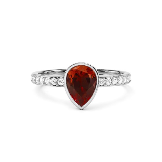 ［41］SWAROVSKI LISABEL RING Gema ring, Mixed cuts, Multicolored, Rhodium plated | Swarovski