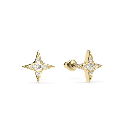 Compass star earrings hotsell