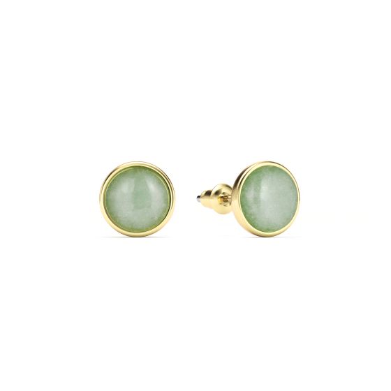 Aventurine stud earrings discount