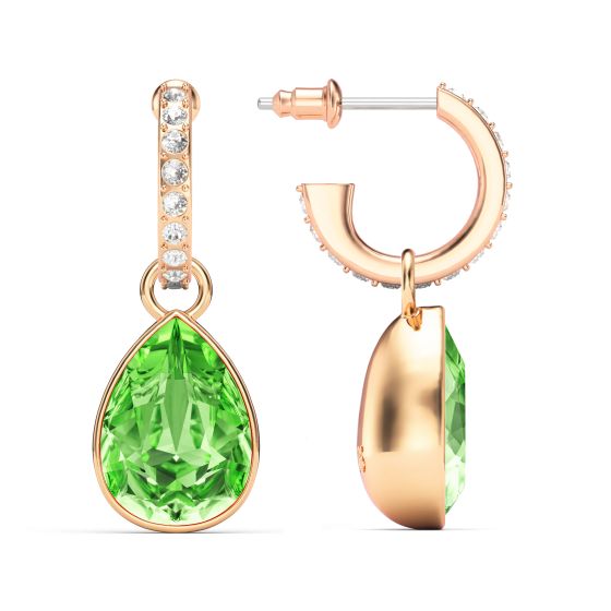 Peridot teardrop earrings discount