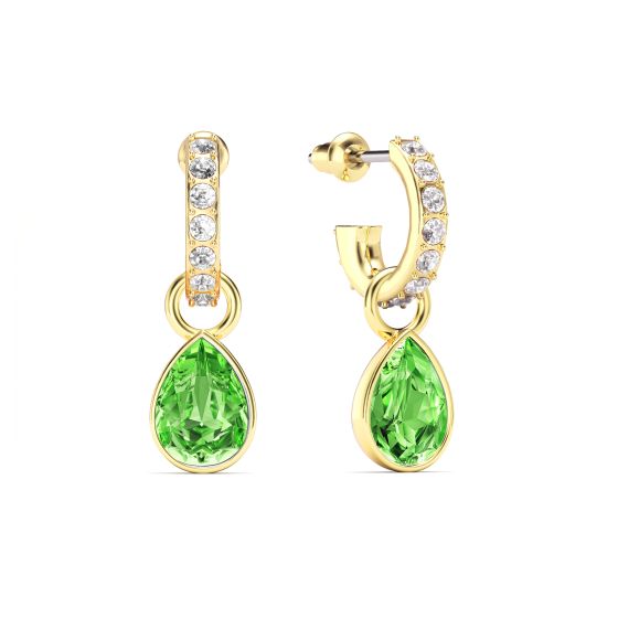 Peridot teardrop earrings discount