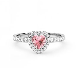 New Genuine Swarovski Alana Set, Light Rose, Rhodium Plating