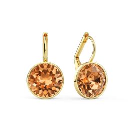 ピアス 18k Gold Plated Brass Swarovski Crystal Fringe Earring 18k Gold Plated Brass Swarovski Crystal Fringe Earrings