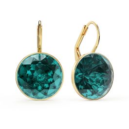 Bella Earrings with 10 Carat Light Sapphire Crystals