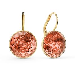 Swarovski pink bella earrings discount