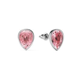 シルキー　ワンドロップ Teardrop Stilla Millenia Stud Earrings with Light Sapphire