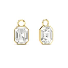 Octagon - Swarovski Millenia Drop Earrings Gold Plated Mix