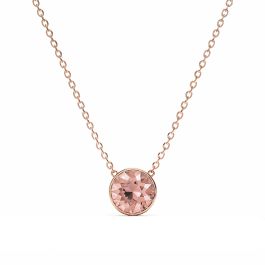 Bella 4 Carat Necklace Vintage Rose Crystal Swarovski