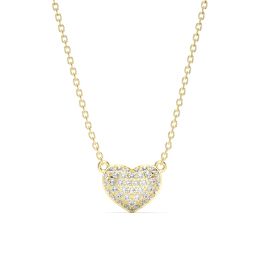 Alana Heart Necklace Clear Crystals Swarovski Heart Necklace
