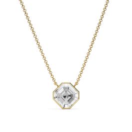 ★VINTAGE HOLLYWOOD★ Crystal Rose Necklace_VH2435NE001M Asscher Vintage Rose Crystals Rose Gold Plated Swarovski