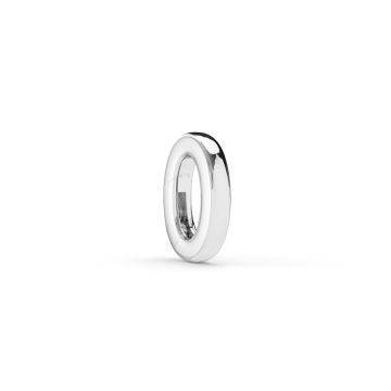 Minimal Mix Carrier Pendant Clasp Rhodium Plated