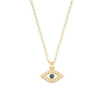 Evil Eye Pendant Montana Crystals Gold Plated