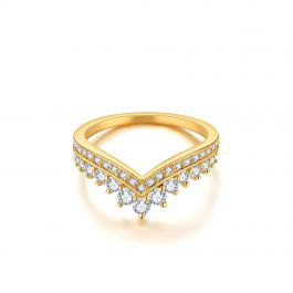 Princess Wishbone Ring