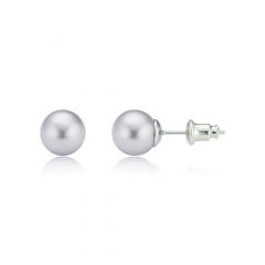 Lavender Swarovski® Crystal Pearl Stud Earrings