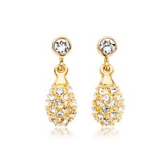 MYJS Heloise Earrings with Swarovski Crystals Gold Plated