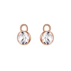 Bella 1 Carat Mix Charms With Swarovski Crystals Rose Gold Plated