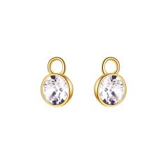 Bella 1 Carat Mix Charms With Swarovski Crystals Gold Plated