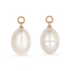 Baroque Freshwater Pearl Mix Charms Freshwater Pearl Rose Gold Plated