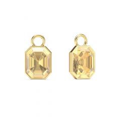 Octagon Mix Charms Crystal Golden Shadow Crystal Gold Plated