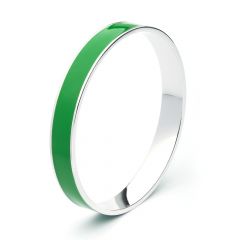 Forest Green Enamel Statement Candy Bangle