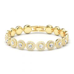 Angelic Bracelet with Swarovski® Crystal Gold Plated