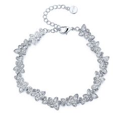 Enchanted Bracelet with Swarovski Crystals WGP MYJS Bridal