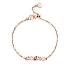Luminous Bracelet with Rose Harmonic Swarovski Crystals Rose Gold Plated