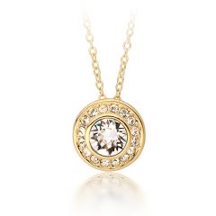 MYJS Angelic Pendant Gold Plated with Swarovski® Crystals