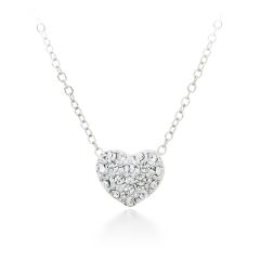 Pave Heart Deluxe Pendant with Swarovski® Crystals