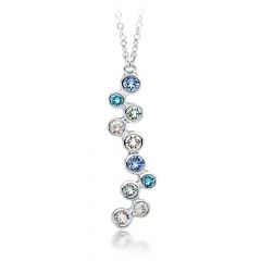 MYJS Fidelity Blue Necklace with Swarovski® Crystals