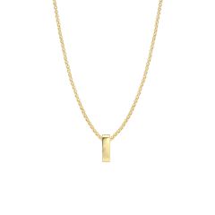 Metro Statement Carrier Necklace  Gold Plated